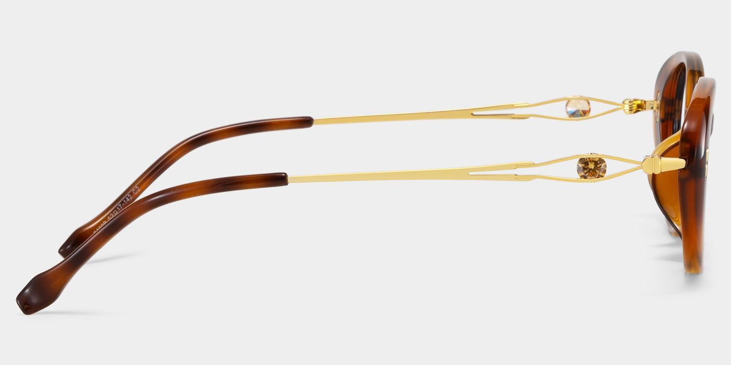 Blaire Tortoise Frame Glasses with Oval Frame Online | ZEELOOL4