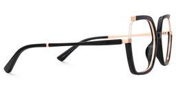 Alexia Square Black Glasses3