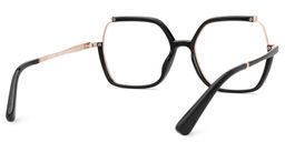 Alexia Square Black Glasses4