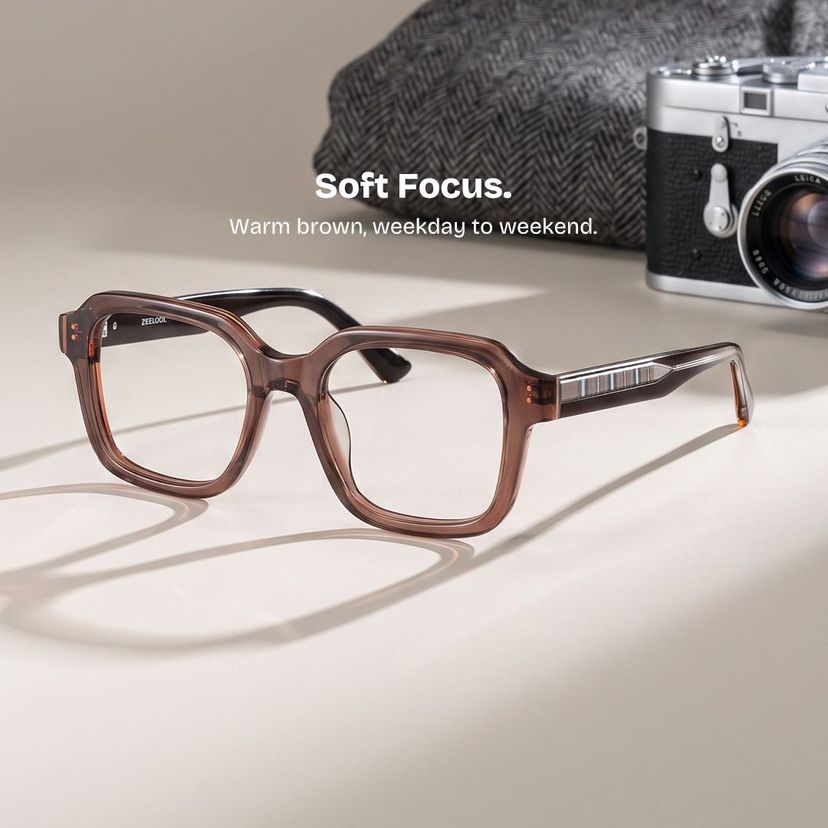 Parker Brown Square Glasses