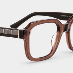 Parker Brown Square Glasses5