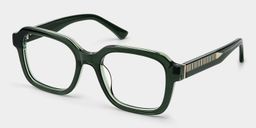 Parker Green Square Glasses3