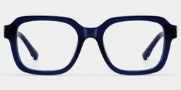 Parker Blue Square Glasses1