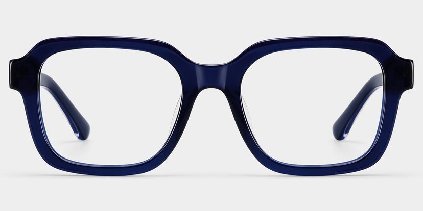 Parker Blue Square Glasses