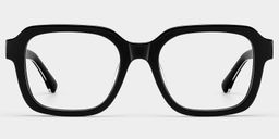 Parker Black Square Glasses1