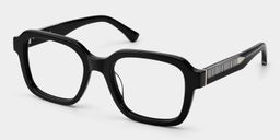 Parker Black Square Glasses3