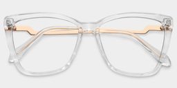 Corlette Clear Butterfly Glasses1