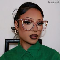 Pearl Cateye Pink Glasses7