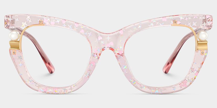 Pearl Cateye Pink Glasses