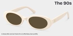 The 90s White Oval Sunglasses3