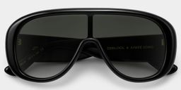 The Shield Black Aviator Sunglasses2