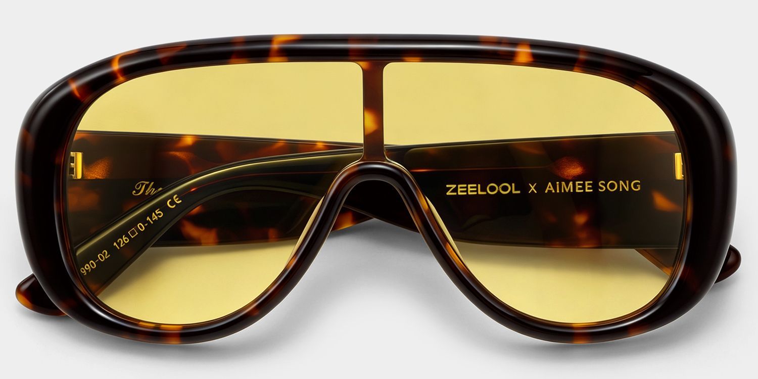 ZEELOOL x Aimee Song The Shield Tortoise Sunglasses2
