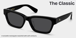 The Classic Black Rectangle Sunglasses3