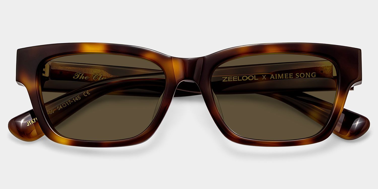 ZEELOOL x Aimee Song The Classic Tortoise Sunglasses2