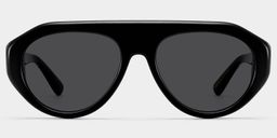 The Aviator Black Aviator Sunglasses1