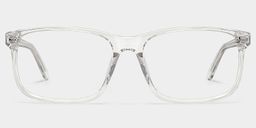 Connie Rectangle Clear Glasses1