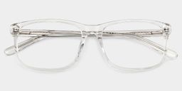 Connie Rectangle Clear Glasses2