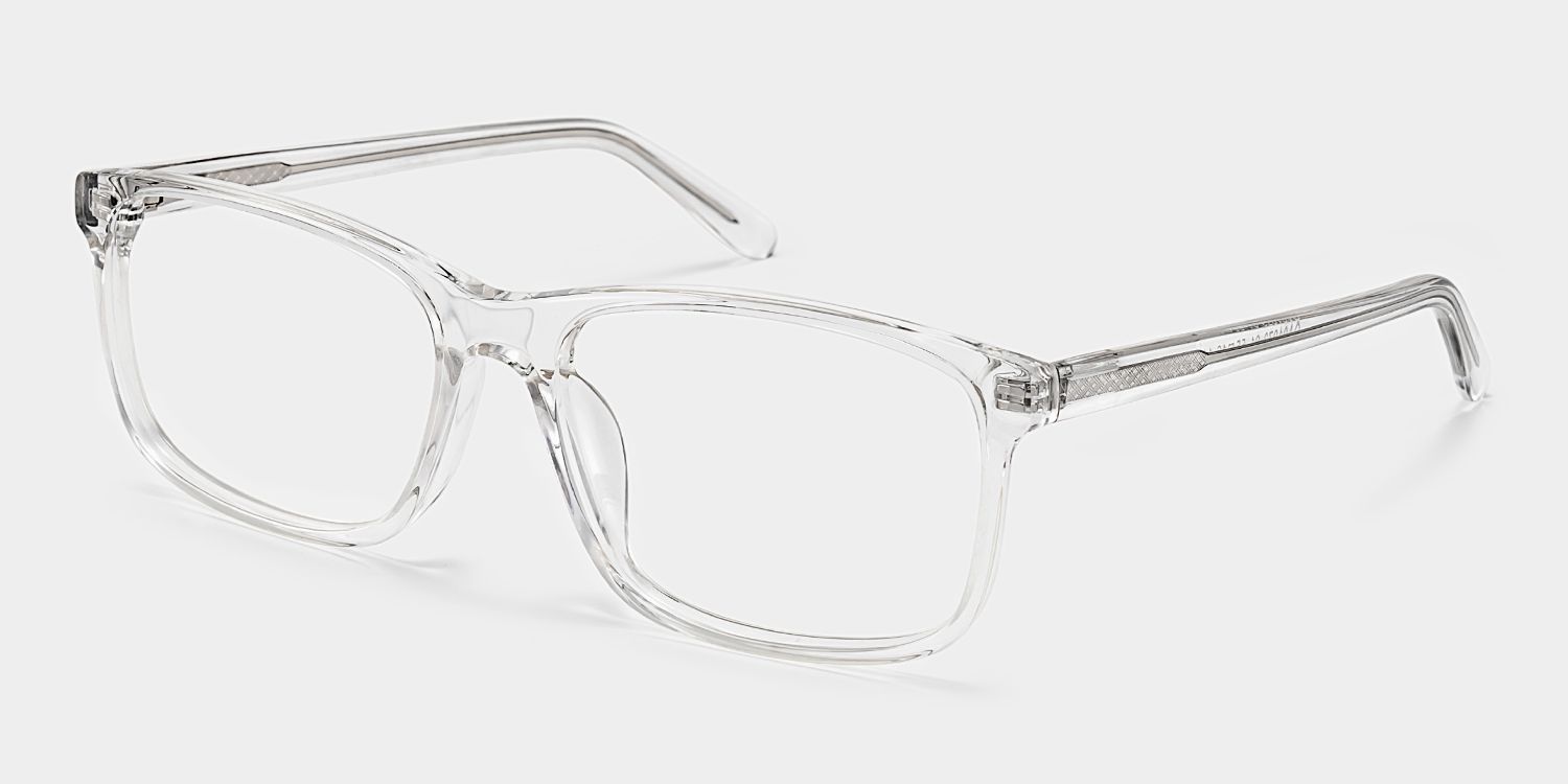 Rectangle Clear Glasses | Zeelool Glasses3