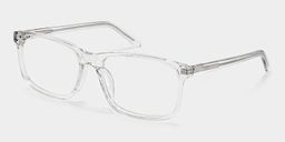 Connie Rectangle Clear Glasses3