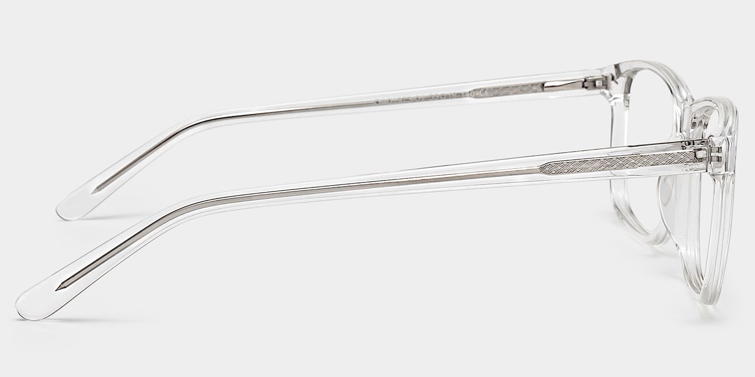 Rectangle Clear Glasses | Zeelool Glasses4