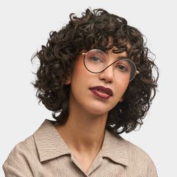 Flozif Black Round Glasses0