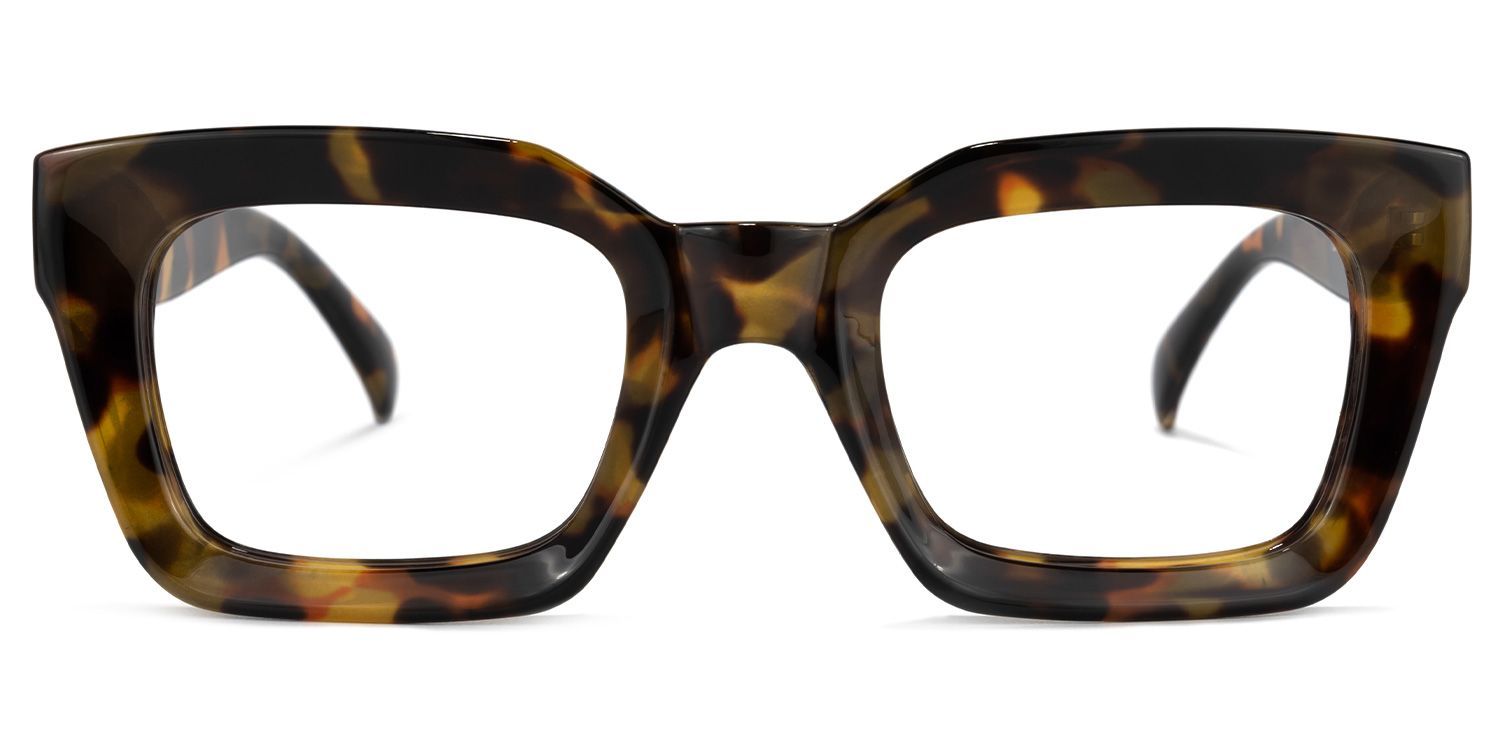 Nevaeh Square Tortoise Eyeglasses For Women and Men | ZEELOOL1