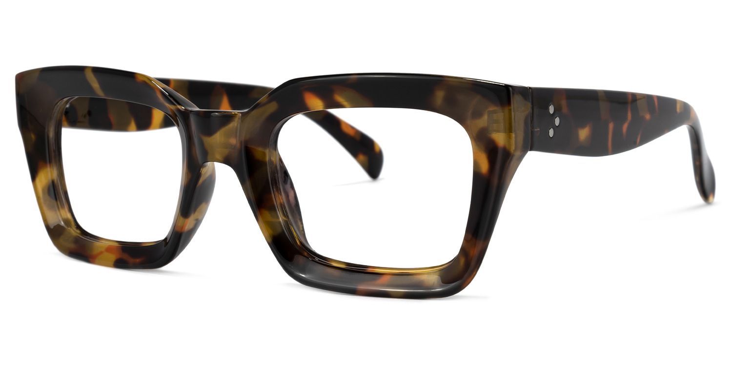 Nevaeh Square Tortoise Eyeglasses For Women and Men | ZEELOOL2