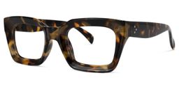 Nevaeh Square Tortoise Glasses2
