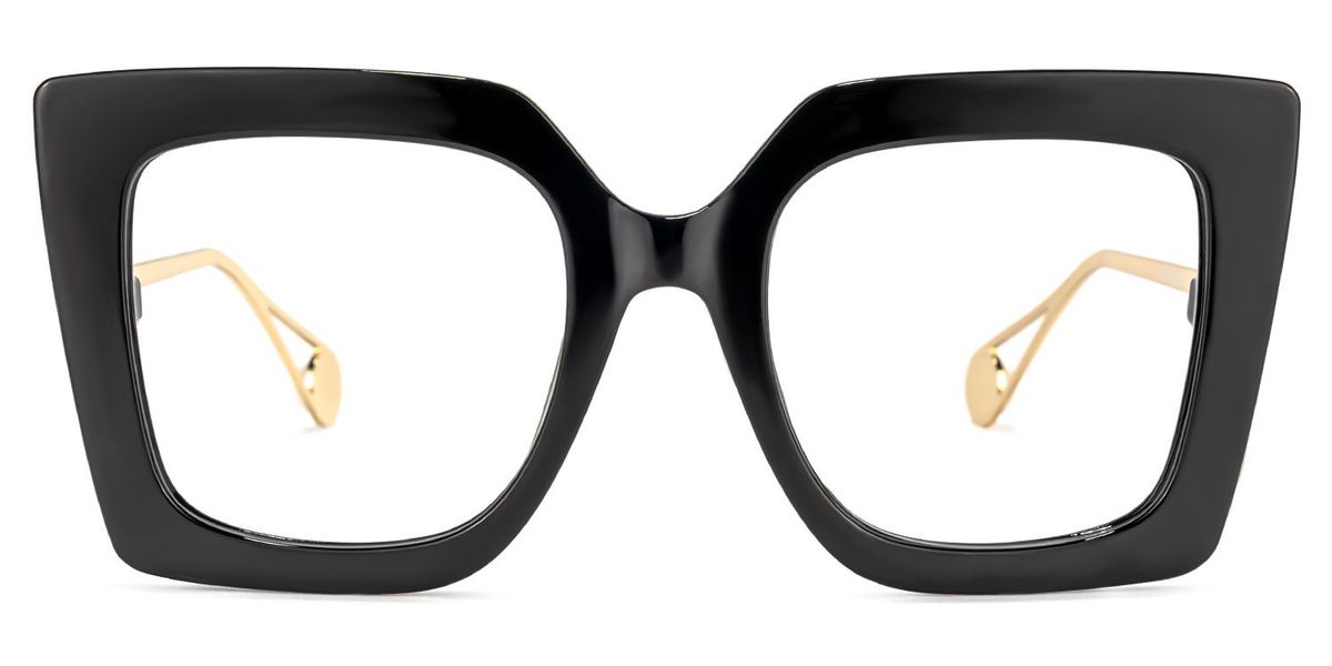 Qatar Square Black Glasses7