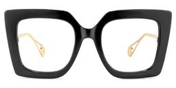 Qatar Square Black Glasses1