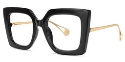 Qatar Square Black Glasses2