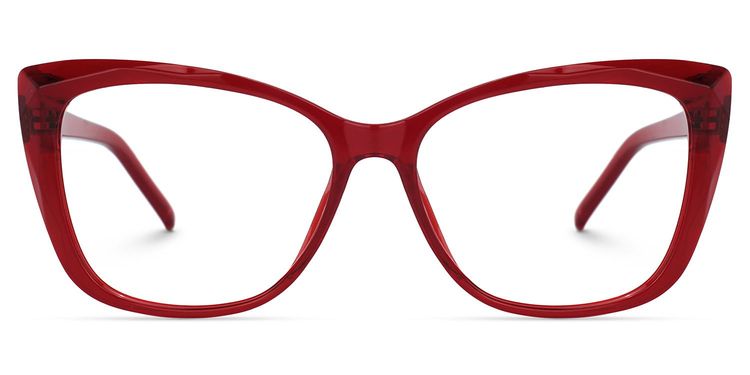 Farris Red Cat eye Glasses