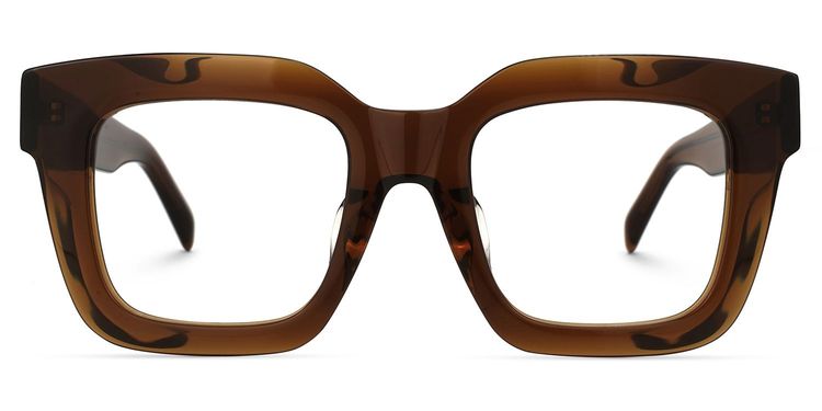 Trinity Tawny Square Glasses