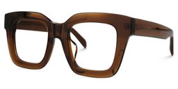 Trinity Tawny Square Glasses2