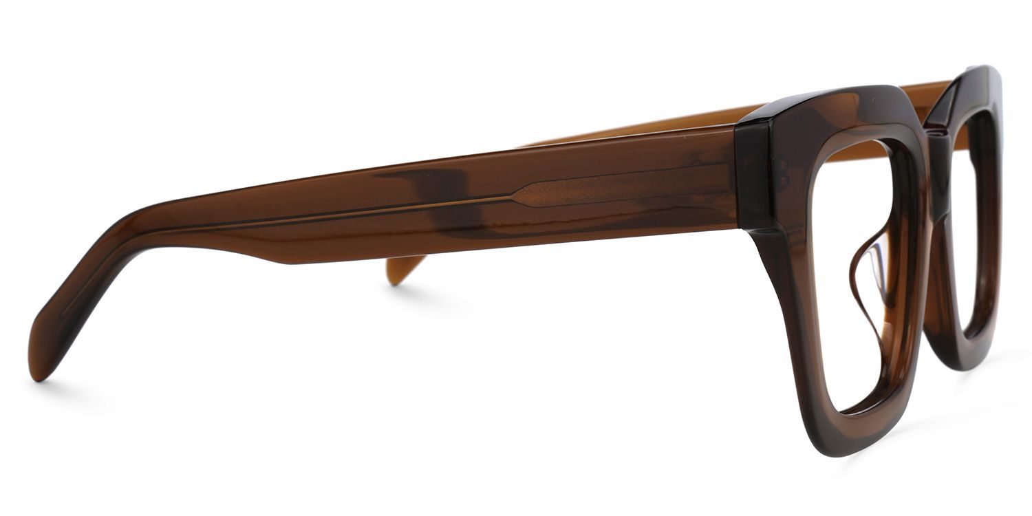 Trinity Square Tawny Frame Glasses | ZEELOOL3