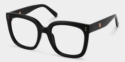Ebony Square Black Glasses3