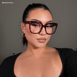 Ebony Square Tortoise Glasses6