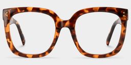 Ebony Square Tortoise Glasses1