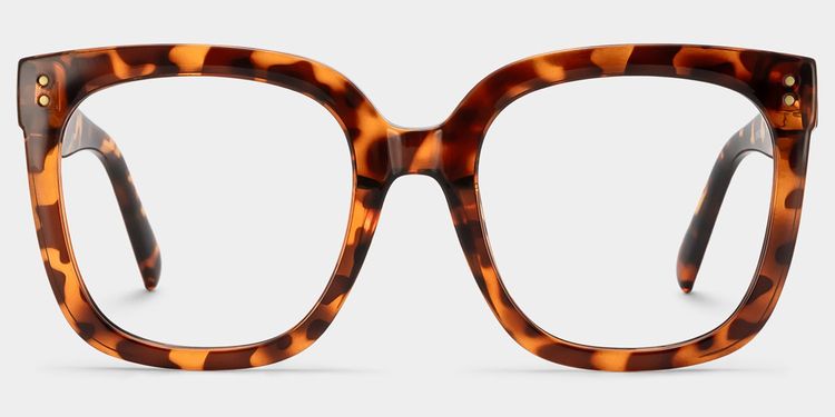Ebony Square Tortoise Glasses