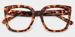 Ebony Square Tortoise Glasses2