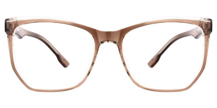 Libby Geometric Brown Glasses