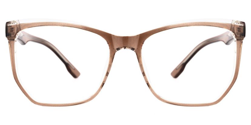 Libby Geometric Brown Glasses