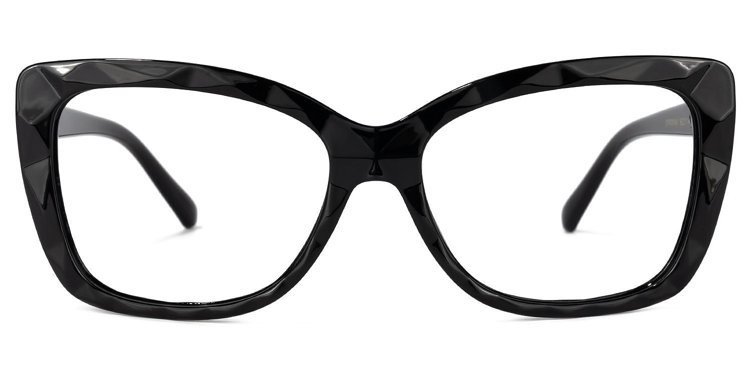Wendell Black Cat Eye Frame Glasses | Zeelool0