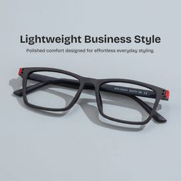 Cheche Rectangle Black Glasses0