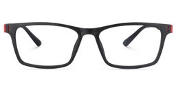 Cheche Rectangle Black Glasses1