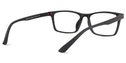 Cheche Rectangle Black Glasses6