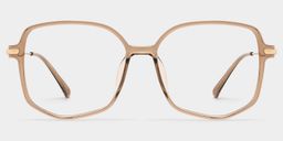 Payton Geometric Beige Glasses0