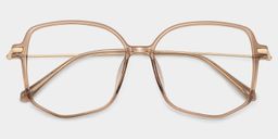 Payton Geometric Beige Glasses1