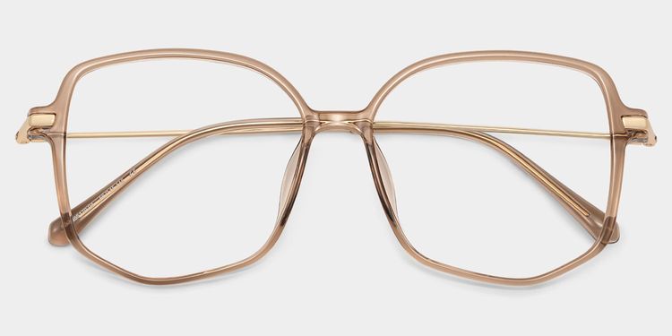 Payton Geometric Beige Glasses