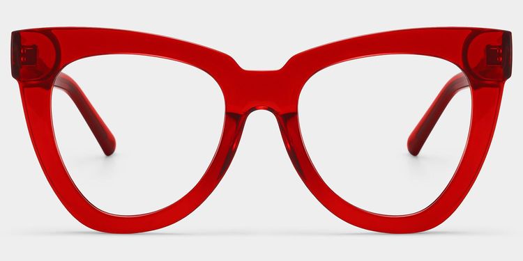 Yaser Cateye Red Glasses